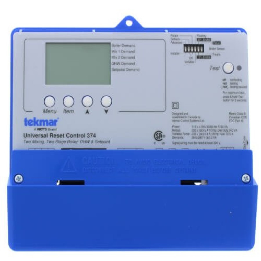 Heating Tekmar Heating Controls | Universal Reset Control - Two Mixing, Two Stage Boiler, Dhw & Setpoint