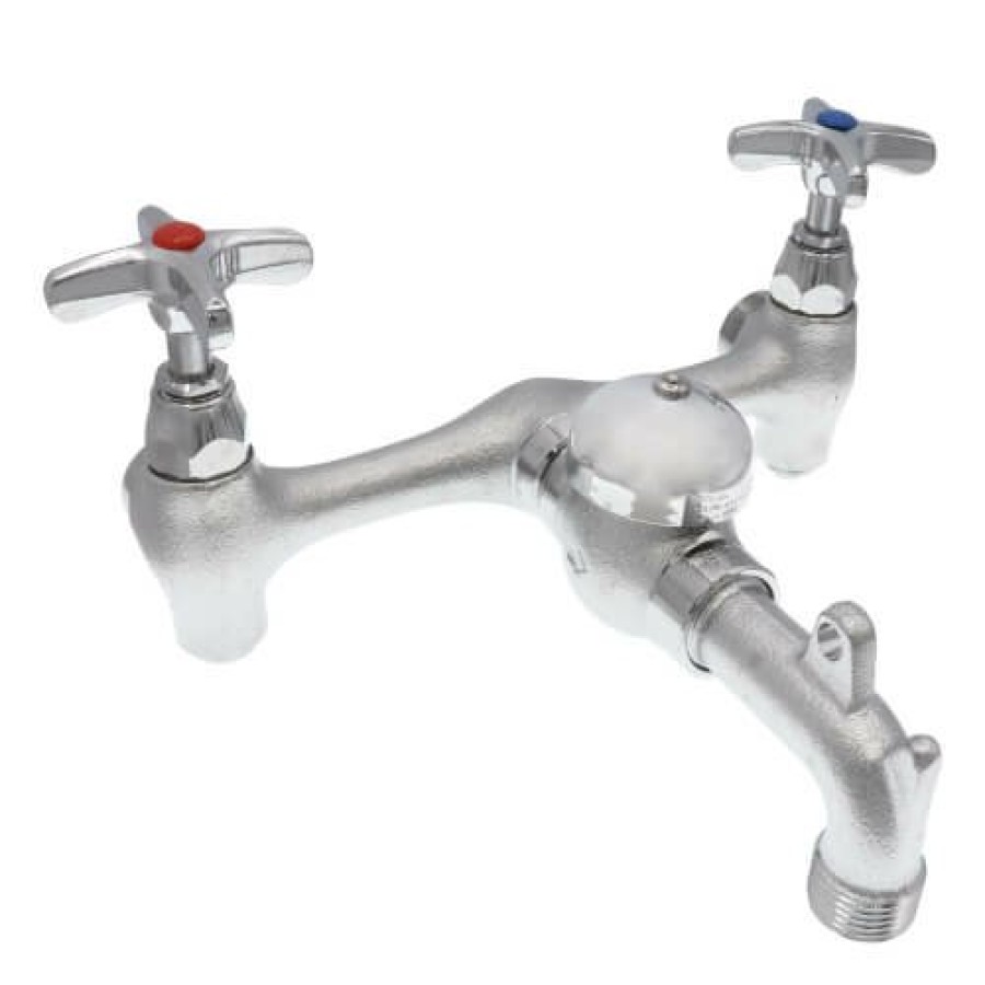 Plumbing Delta | Commercial Two Handle 8" Wall Mount Service Sink Faucet