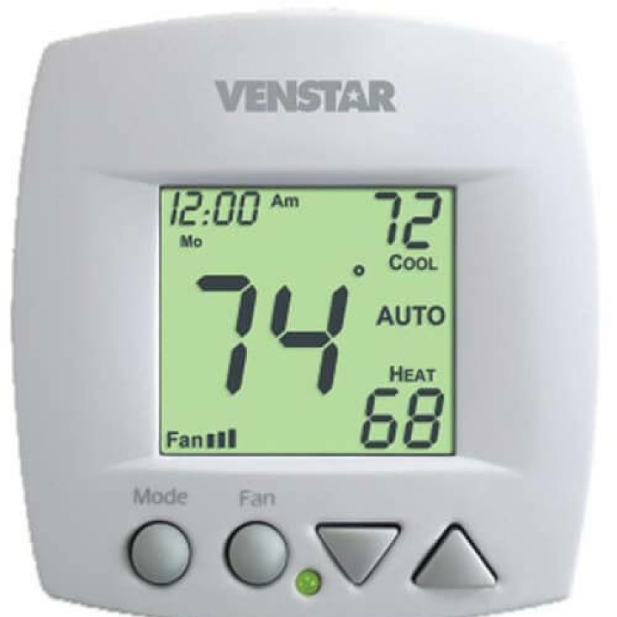 Thermostats Venstar | Venstar T1075 7 Day Programmable Fan Coil Thermostat (2 Or 4 Pipe, 3 Speed Fan)