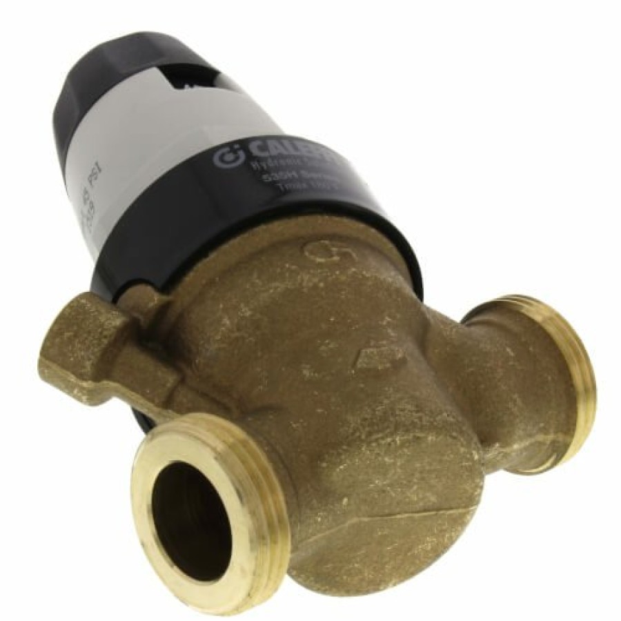 Heating Caleffi Pressure Reducing Valves | 3/4" Nptf Pressure Reducing Valve W/ Gauge (Low Lead, Pre-Adjustable)