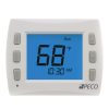 Thermostats Peco Controls | Performance Pro T8000 Programmable 2H/2C Thermostat