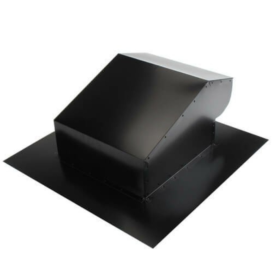 Hvac Fantech Fantech Ventilation Fans | Rc10P Roof Cap, Black Painted Steel, 10" Duct