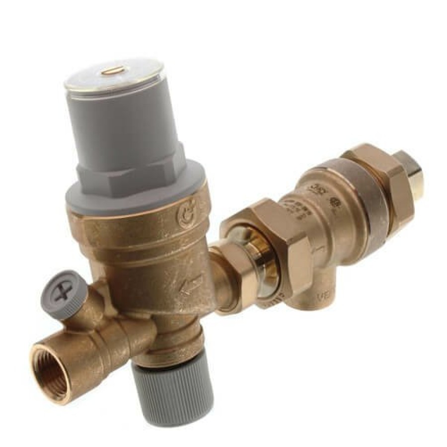 Heating Caleffi Combo Pressure Valves | 1/2" 573 Backflow Preventer And Autofill Combination (Npt X Npt)