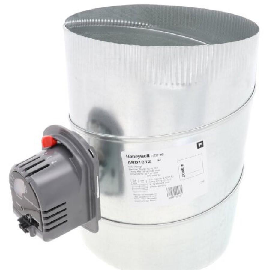 Hvac Honeywell Home Honeywell Automatic Round Dampers (Ard) | 10" Round Automatic Truezone Damper