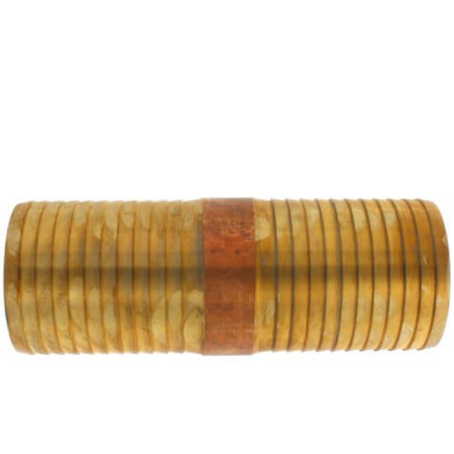 Plumbing Boshart Bronze And Brass Barbed Insert Fittings (Lead Free) | 2-1/2" Brass Insert Coupling (Lead Free)