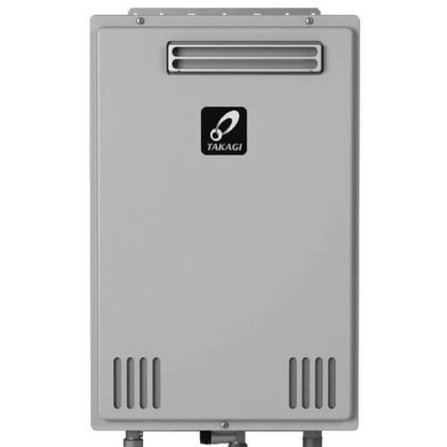 Plumbing Takagi Tankless Water Heaters | Series 200 Ultra Low-Nox Non-Condensing Outdoor Tankless Water Heater (8 Gpm, Ng/Lp)