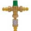 Pex Taco Mixing Valves | 1/2" Press 5002 Mixing Valve W/ Gauge (Low Lead)