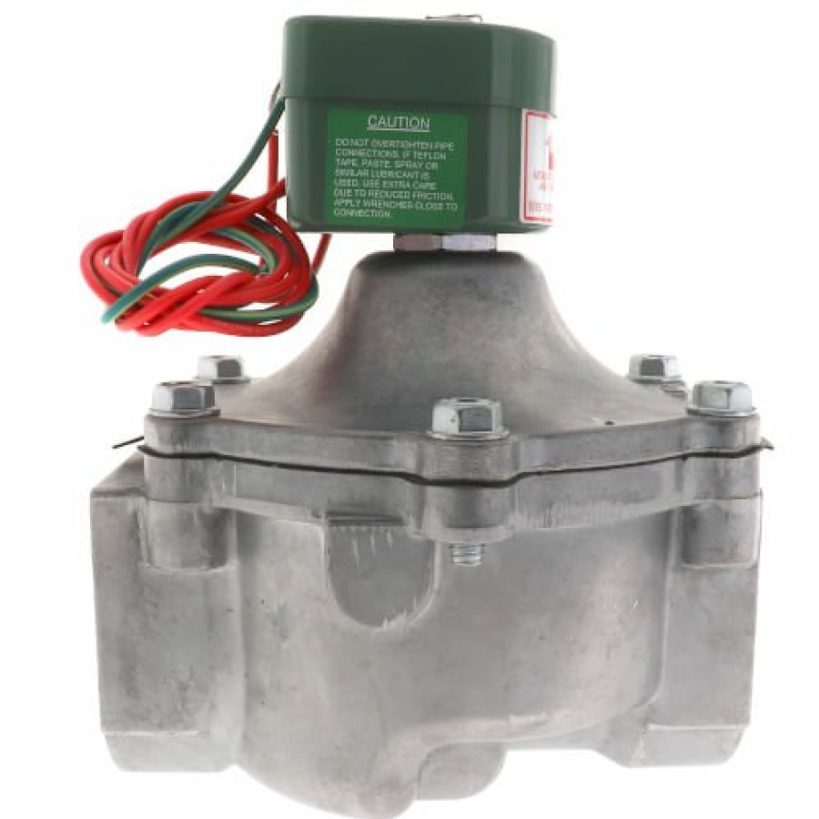 Heating Asco RedHat Combustion Solenoid Valves | 2" Aluminum Solenoid Air Valve, 3,251,000 Btuh Max (120V)