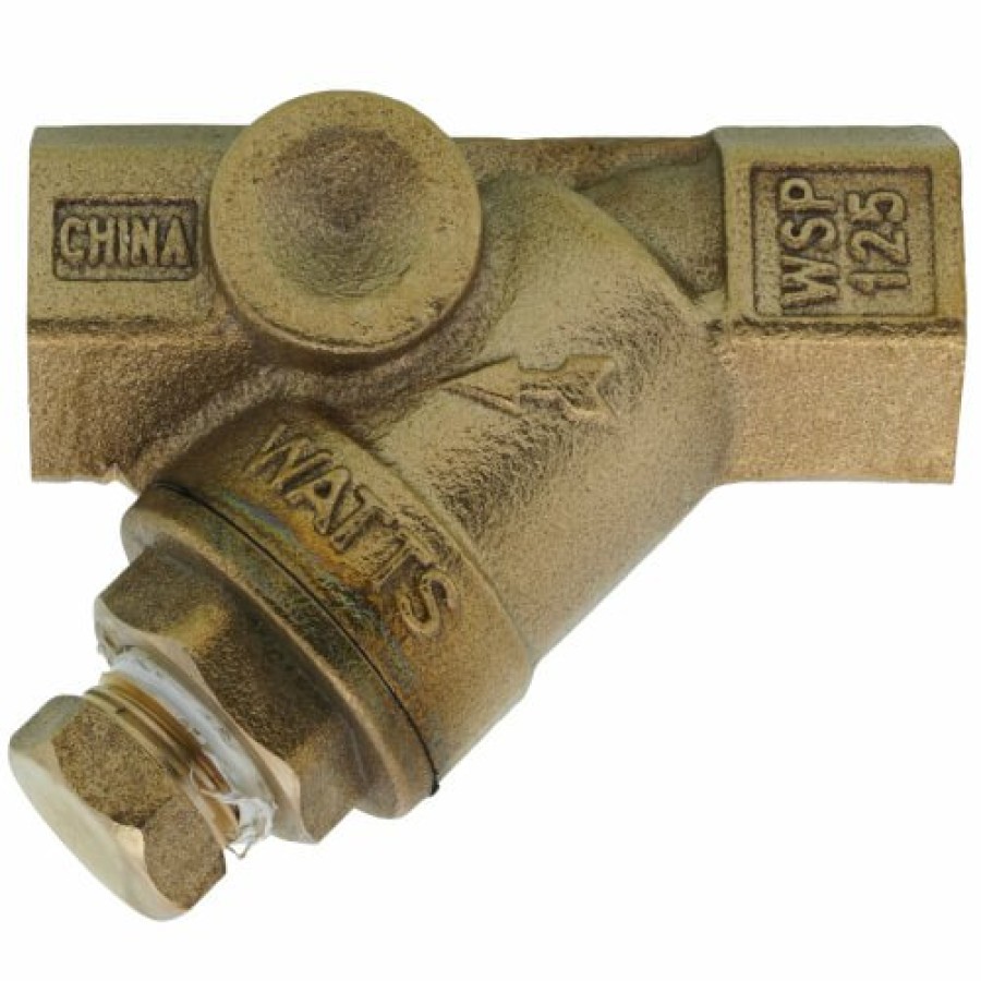 Valves Watts | 3/8" Lf777Si Lead Free Bronze Wye Strainer (Threaded)