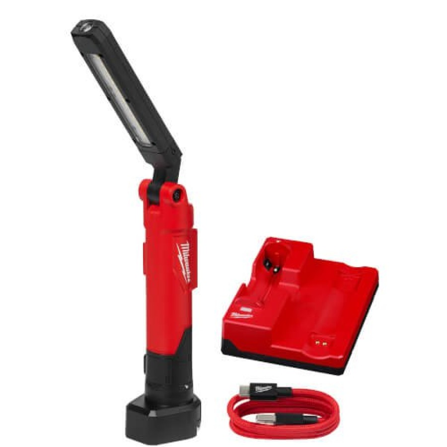 Plumbing Milwaukee Work Lights And Flashlights | Redlithium Usb Stick Light W/ Magnet And Charging Dock