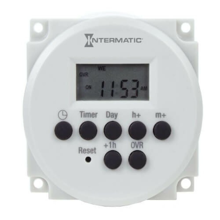 Electrical Intermatic Electronic Time Switches | One Channel Electronic Time Switch, 15A, Spdt (120-277 Vac)