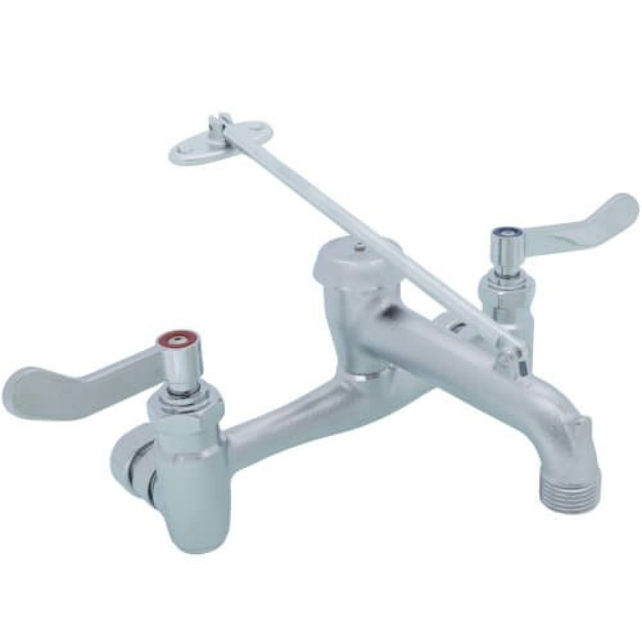 Plumbing Bluefin | Commercial Two Handle 8" Wall Mount Service Sink Faucet