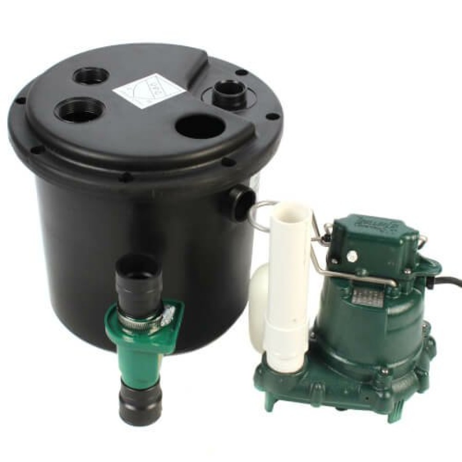 Plumbing Zoeller Drain & Utility Pumps | Model 105(M53) Residential Remodeling Drain Pump With 9' Cord (115V, 1/3 Hp)