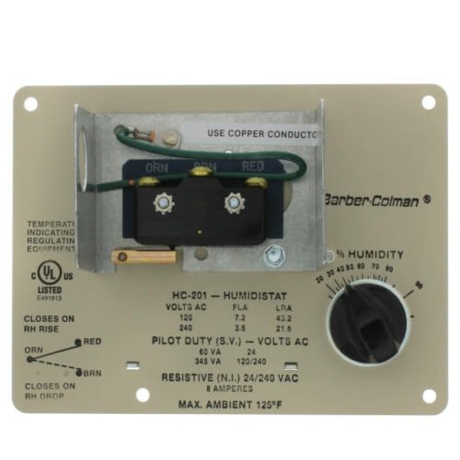 Hvac Barber Colman Barber Colman Parts | Duct 15 To 95 % Rh Controller Humidistat