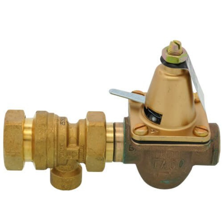 Heating Taco Combo Pressure Valves | 1/2" Brass Combination Boiler Feed Valve & Backflow (Npt X Npt)