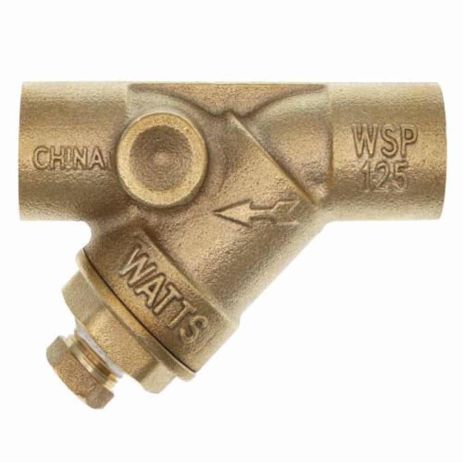 Valves Watts | 3/4" Lfs777Si Lead Free Brass Wye Strainer (Solder)