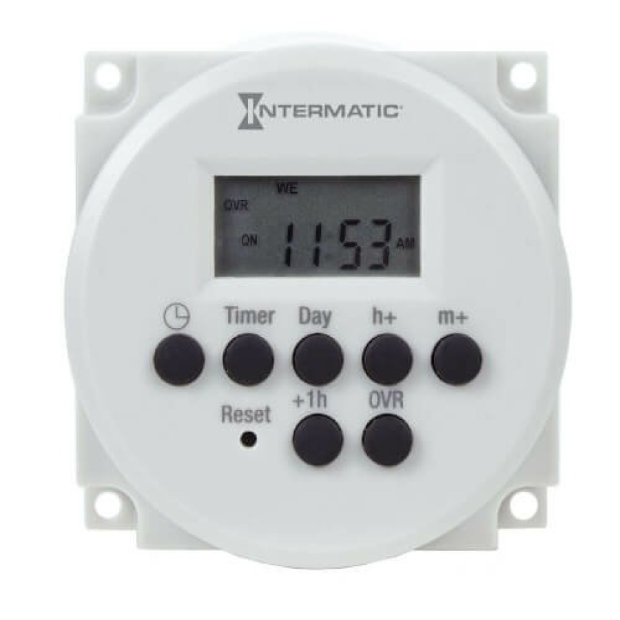 Electrical Intermatic Electronic Time Switches | One Circuit Electronic Time Switch, 15A, Spdt Surface Mounting (12/24 Vdc, 24 Vac)