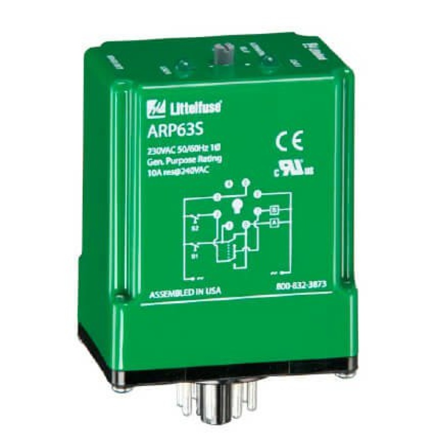 Electrical Littelfuse Relays | Dpdt 8 Pin Cross-Wired Alternating Relay (24V)