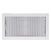 Hvac Hart & Cooley Floor Registers & Grilles | 6" X 12" (Wall Opening Size) White Floor Register (411 Series)