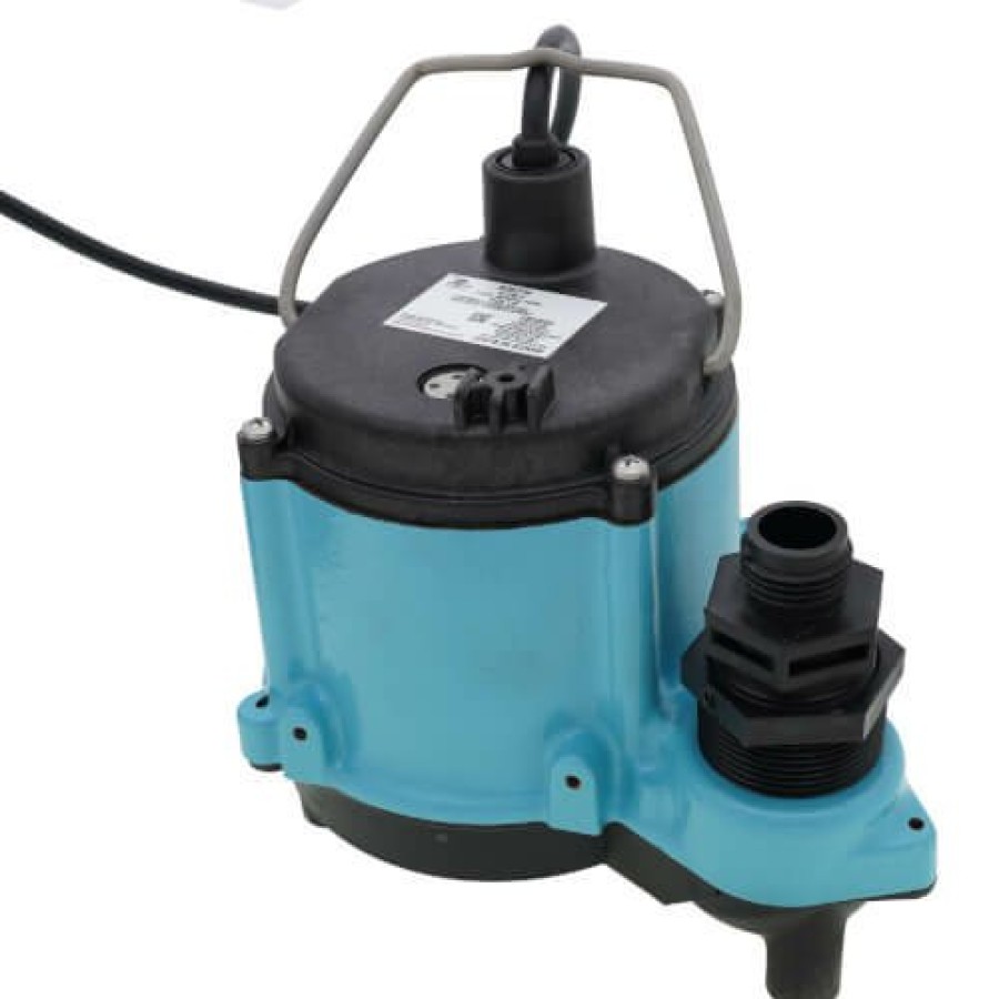 Plumbing Little Giant Sump Pumps | 6-Cim-R 1/3 Hp, 45 Gpm - Manual Submersible Sump Pump, 25Ft Power Cord