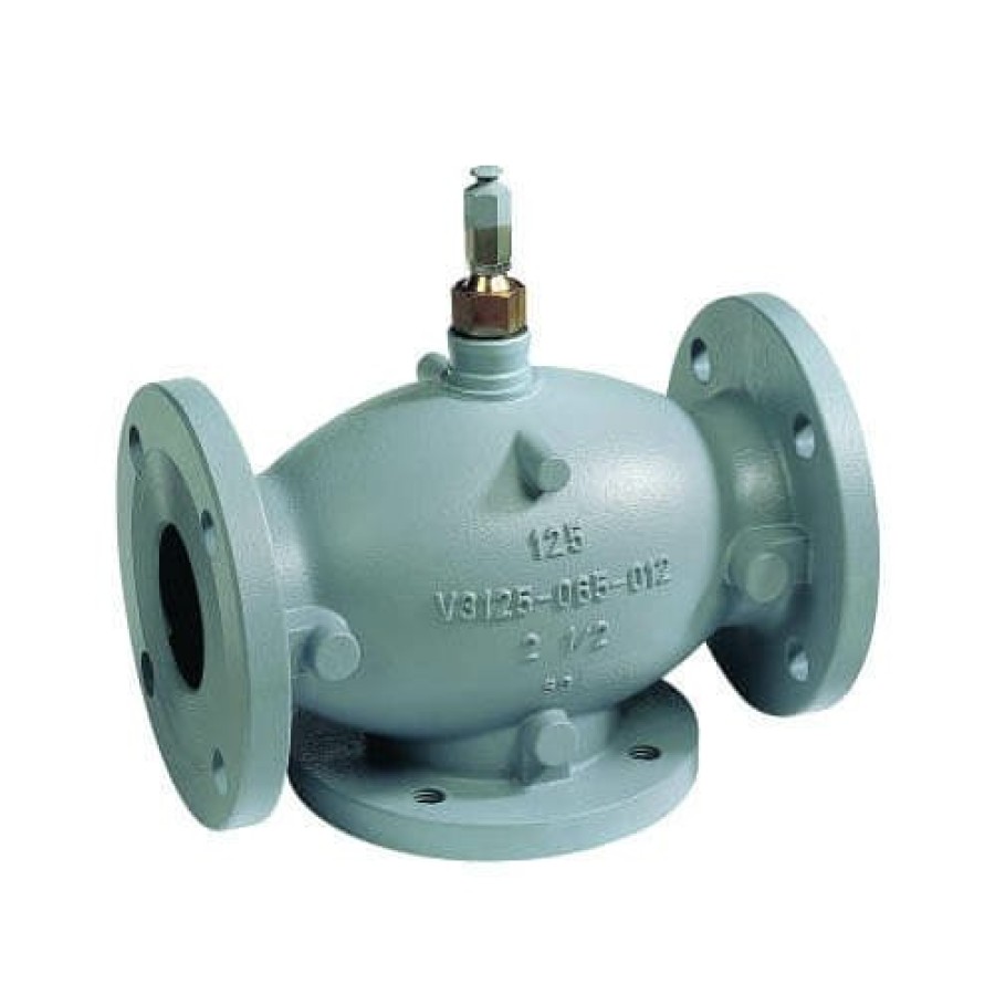 Hvac Honeywell Honeywell Diverting Valves | 5" Three-Way Flanged Diverting Valve W/ Linear Flow