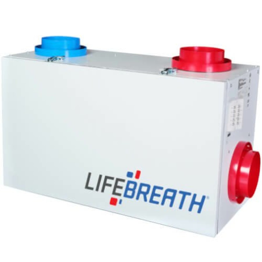 Hvac LifeBreath Lifebreath Heat Recovery Ventilators | 155 Max Residential Heat Recovery Ventilator, 132 Cfm