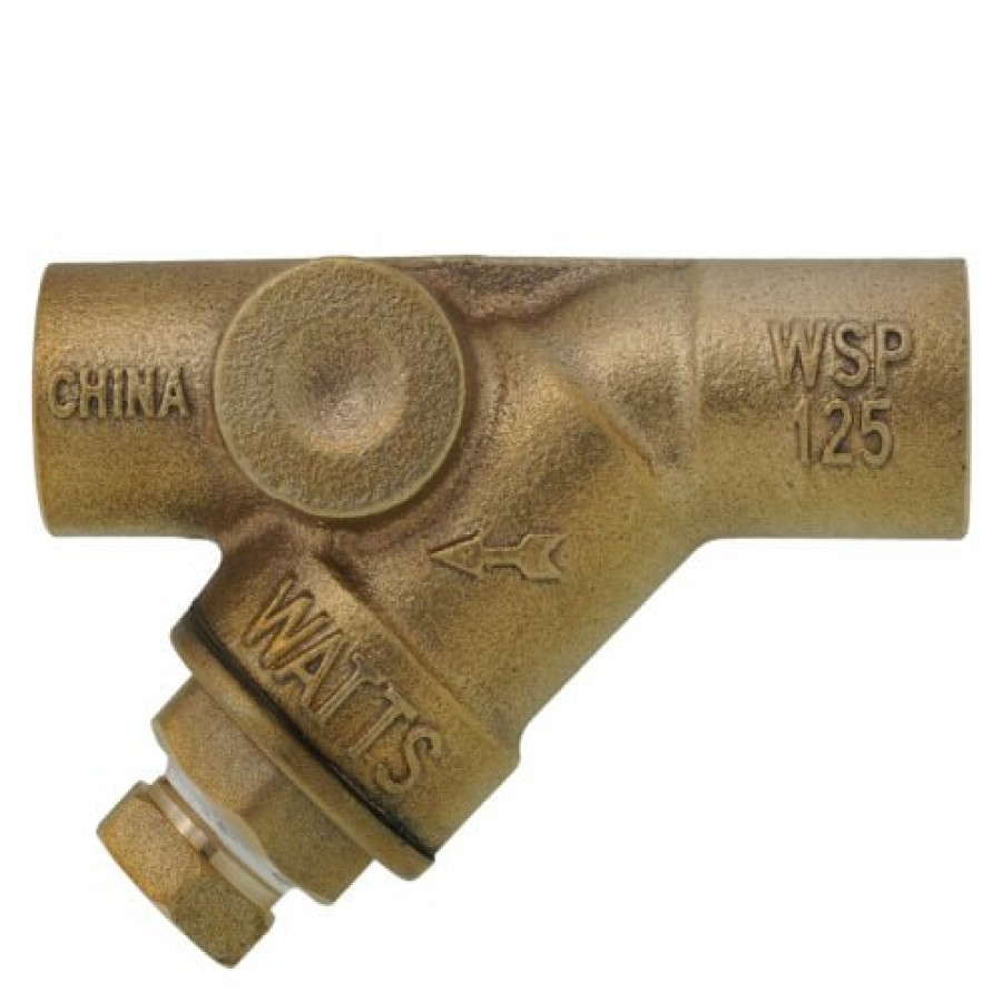 Valves Watts | 1/2" Lfs777Si Lead Free Brass Wye Strainer (Solder)