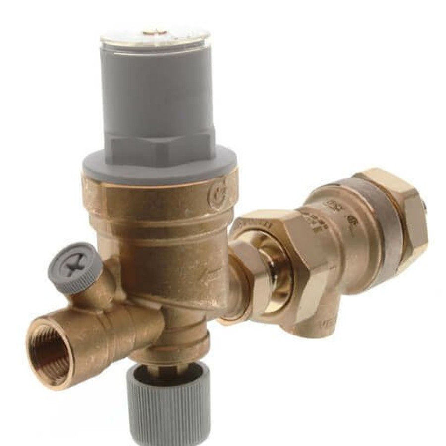 Heating Caleffi Combo Pressure Valves | 1/2" 573 Backflow Preventer And Autofill Combination (Sweat X Npt)