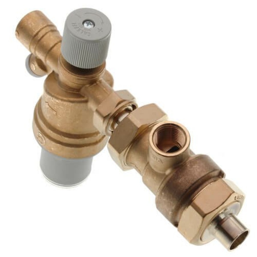 Heating Caleffi Combo Pressure Valves | 1/2" 573 Backflow Preventer And Autofill Combination (Sweat X Npt)