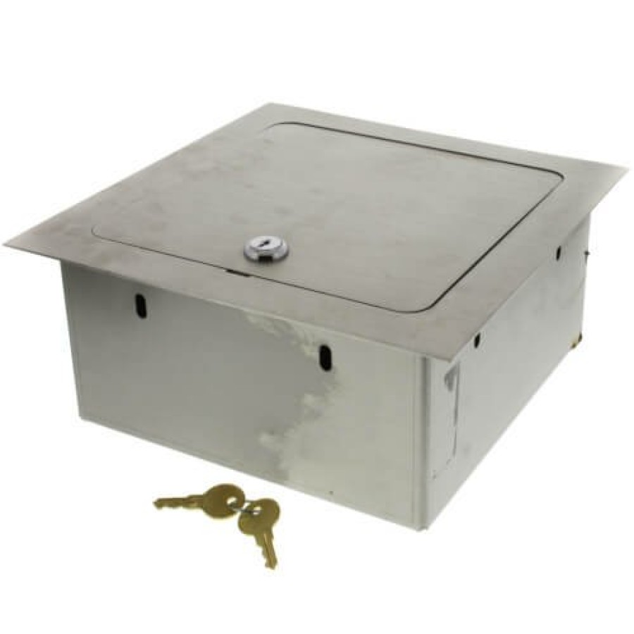 Plumbing Acudor Acudor Water Valve Boxes | 8" X 8" X 4" Recessed Valve Box (Stainless Steel)