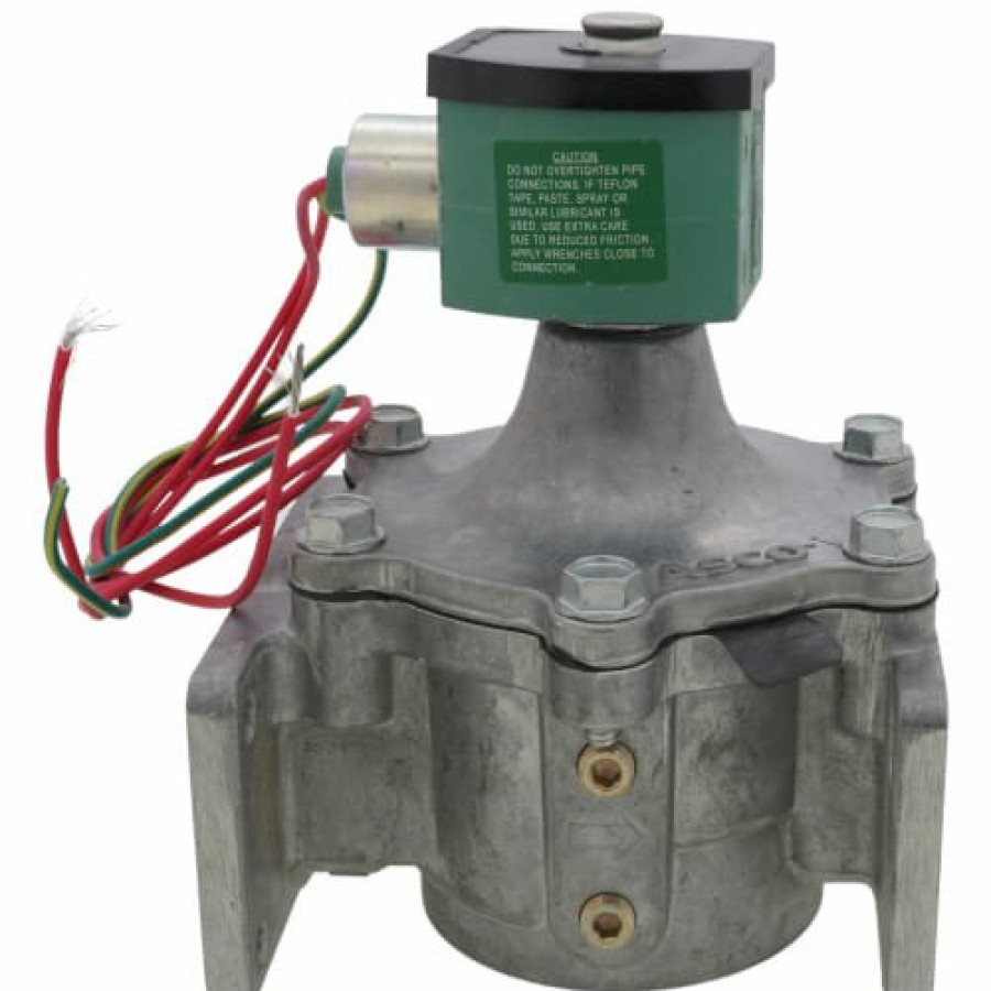 Heating Asco RedHat Asco Gas Valves | 1-1/4" Npt Normally Closed, 2-Way Gas Shutoff Solenoid Valve 1,725,500 Btu (120V)