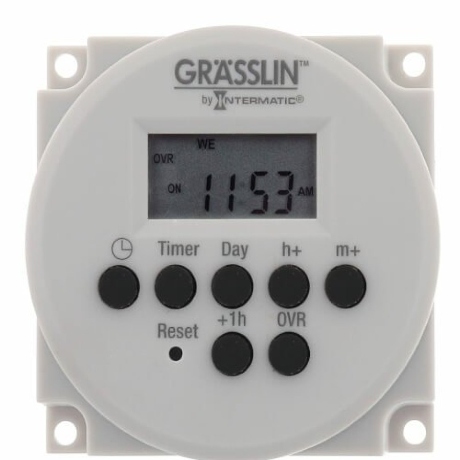 Electrical Intermatic Electronic Time Switches | One Channel Electronic Time Switch, 15A, Spdt Panel Mounting (120-277V)