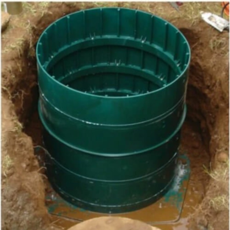 Plumbing Polylok Outdoor Drainage | 20" Or 24" Riser Adapter Ring (Green)