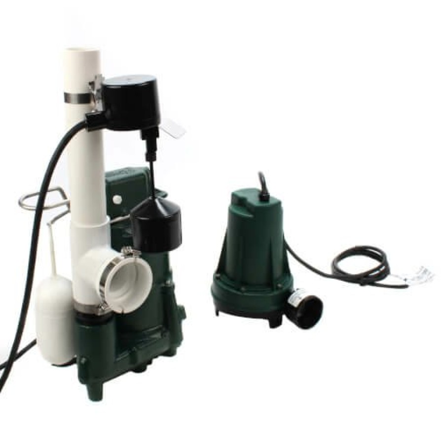 Plumbing Zoeller Battery Back Up Pumps | Aquanot 508 Sump Pump System W/ M98 Pump & 12V Battery Back-Up