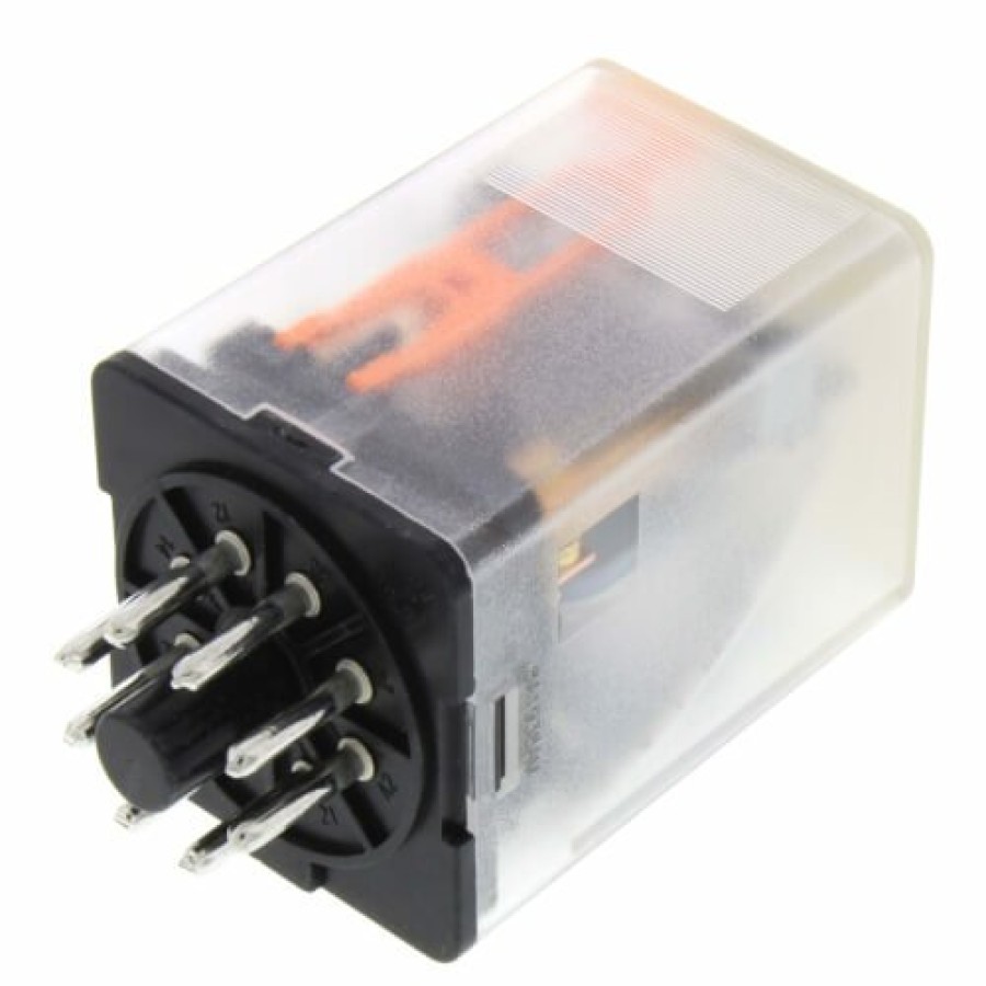 Electrical Square D Relays | Plug In 8 Pin Relay, Dpdt, Cylindrical Terminals (120V)