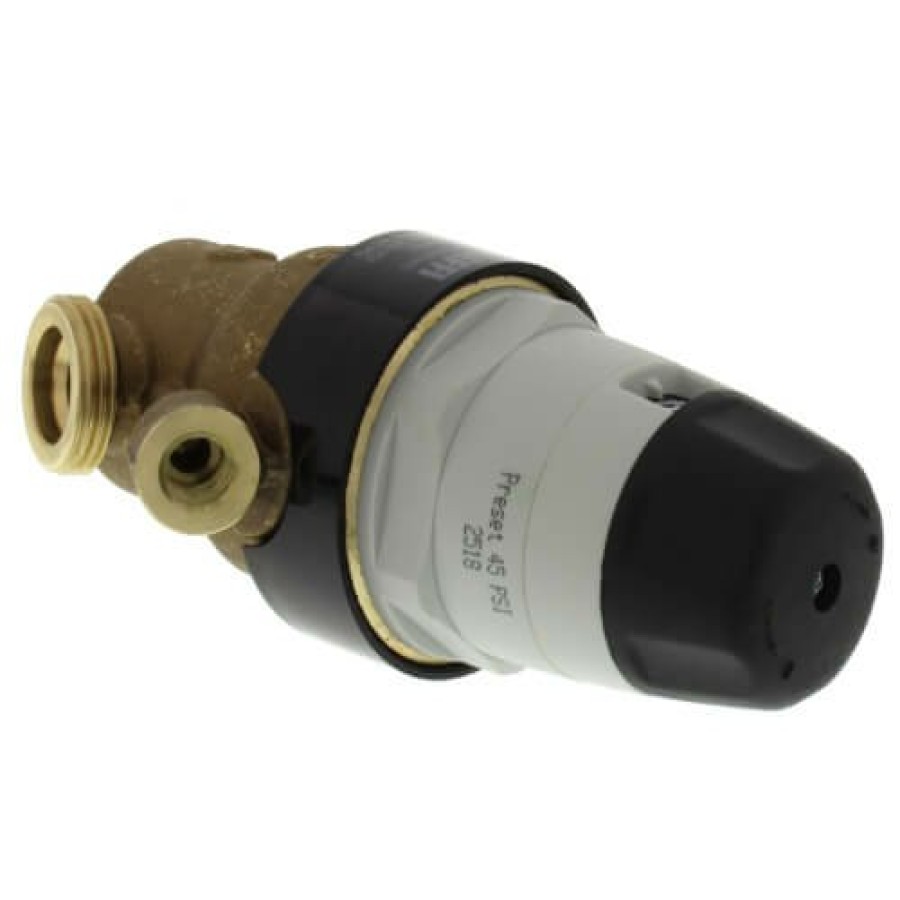 Heating Caleffi Pressure Reducing Valves | 1/2" Nptf Pressure Reducing Valve W/ Gauge (Low Lead, Pre-Adjustable)