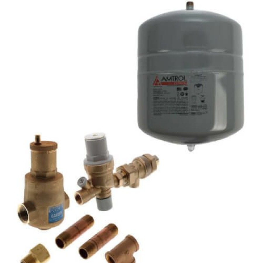 Heating Caleffi Boiler Trim | Boiler Trim Kit W/ Autofill & Backflow & 1" Threaded Air Separator & 4.4 Gal. Expansion Tank