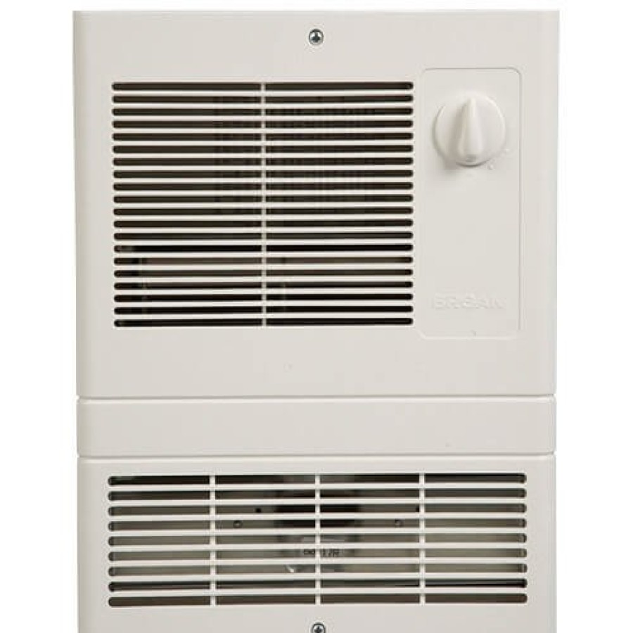 Heating NuTone Wall Heaters | Model 9815Wh High-Capacity Fan Forced Wall Heater W/ White Grille (1500W, 120/240V)