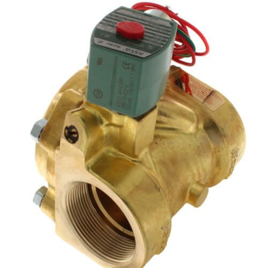 Valves Asco RedHat Direct Acting Solenoid Valves | 2" Normally Open Solenoid Valve (120V)