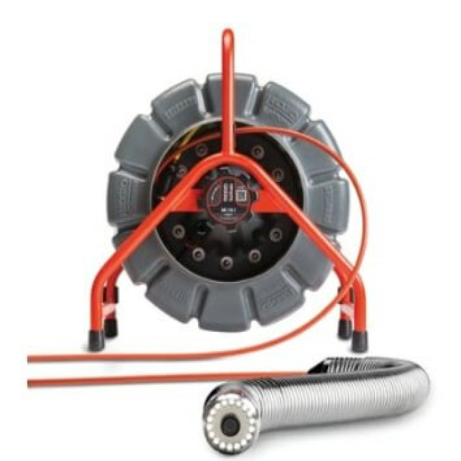 Plumbing RIDGID Inspection Cameras & Monitors | 200' Mini Seesnake 30Mm Hdr Trusense Self-Leveling Color Camera Reel