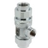 Plumbing Watts Dual Checks | 3/4" 9D-Sc-M2 Dual Check Valve W/ Intermediate Atmospheric Vent (Satin Chrome)