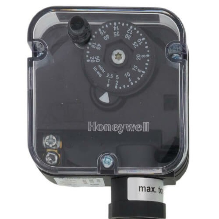 Hvac Honeywell Pressure Controls | 1" To 20" W.C Manual Reset Pressure Switch (Additive)