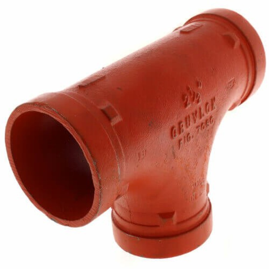 Plumbing Gruvlok Gruvlok Grooved Fittings | 4" 7060 Grooved Tee