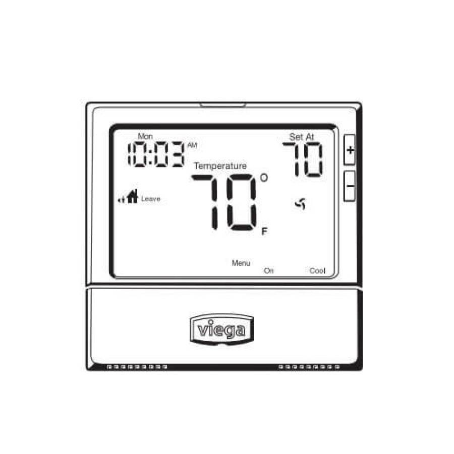 Pex Viega Viega Controls & Valves | 3 Heat - 2 Cool Programmable Proradiant Thermostat