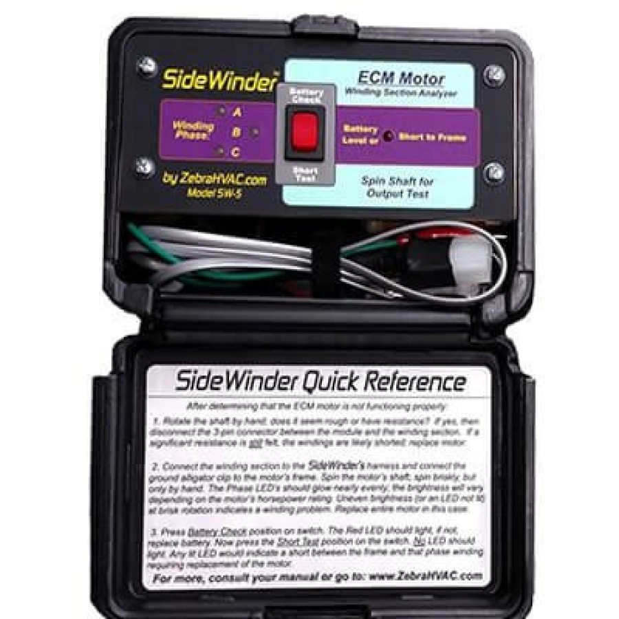 Hvac Zebra Instruments Motor Maintenance Tools | Sidewinder - Ecm Winding Analyzer