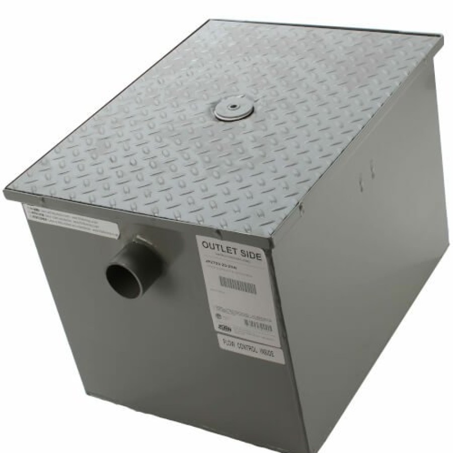 Plumbing Zurn | 40# Grease Trap W/ 2" No Hub Inlet, 20Gpm