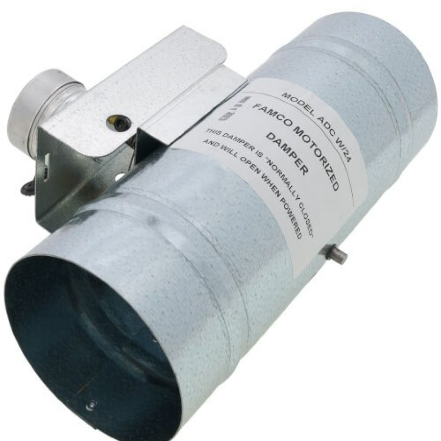 Hvac Fantech Fantech Makeup Air Systems | 4" Normally Closed Shut-Off Damper With Motor (24V)