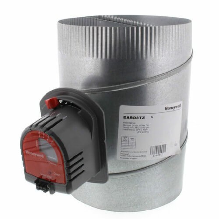 Hvac Honeywell Home Honeywell Fresh Air Dampers | 8" Round Truezone Motorized Fresh Air Damper