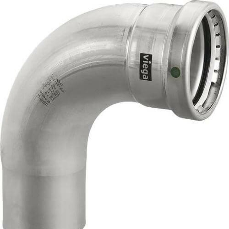 Plumbing Viega Megapress 316 Stainless Steel Fittings | 2-1/2" Megapress Xl 316 Stainless Steel 90-Degree Street Elbow