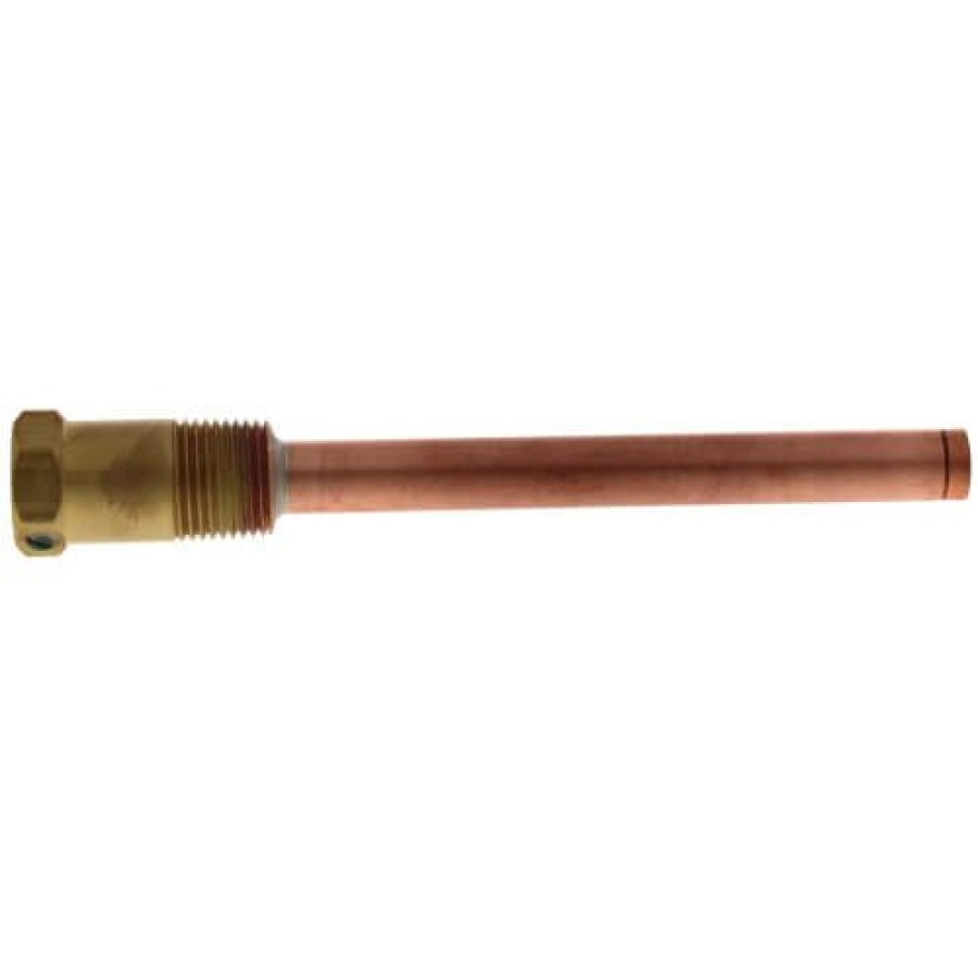 Hvac Johnson Controls Johnson Controls Refrigeration Controls | Copper Bulb Well For Te-6000 And Te-6300 Sensors